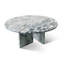 Table basse en marbre naturel bleu gris, petite table, table de salon, pierre naturelle