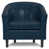 Dark Blue Distressed Vegan Faux Leather