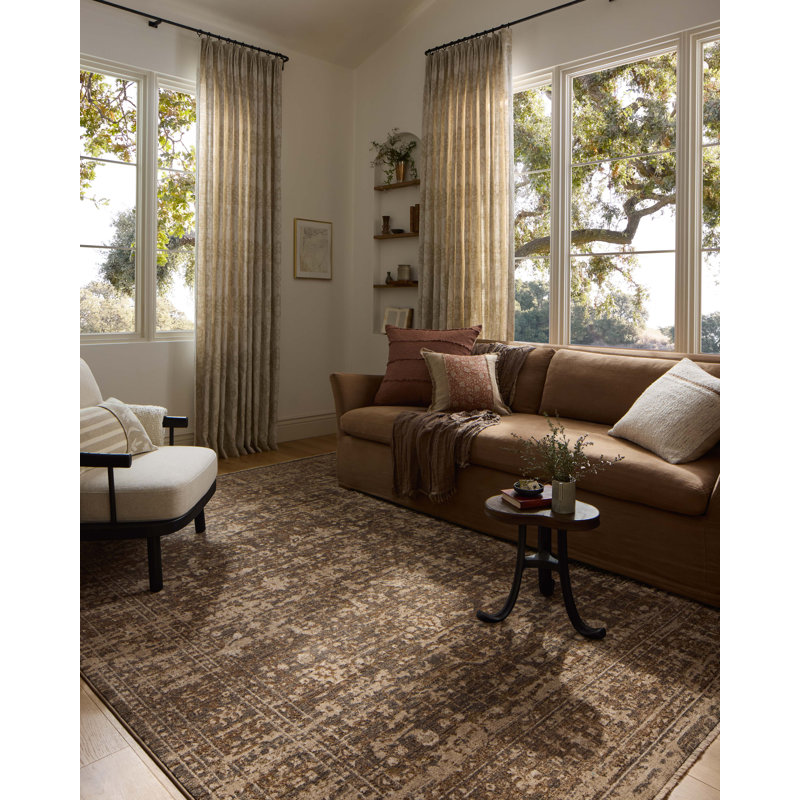 Tapis granit / naturel Loloi Haywood, Rectangle 5 pi 3 po x 7 pi 7 po