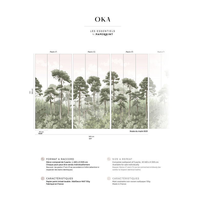 Oka Pack 1, 2 & 3 Arenzville, Pink