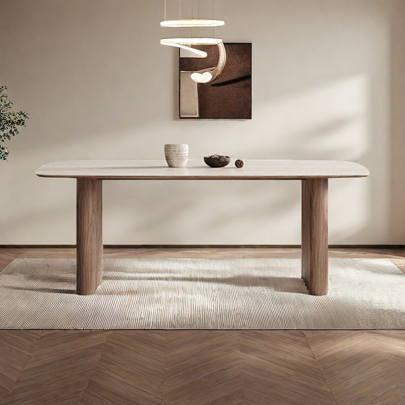 table de salle à manger rectangulaire, H 29,52 po x L 70,86 po x l 35,43 po
