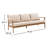 3 Seater Patio Sofa With Cushion