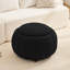 Repose-pieds rond avec rangement caché 30 po-2026706800