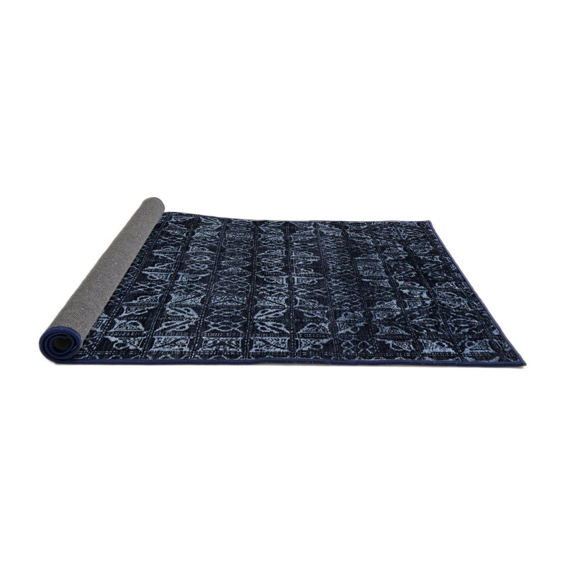 Abstract Indoor Rug, Round 7'