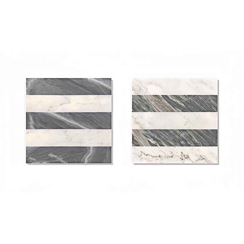 Polished Marble Tile,1 box each pattern 4 pcs