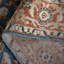 Samarkand 128 Area Rug In Turquoise / Rust-1243664142