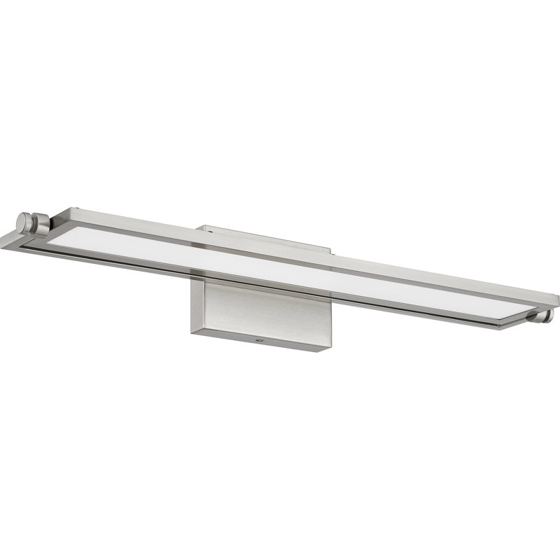 Kavitha Integrated LED Brushed Nickel Bath Light