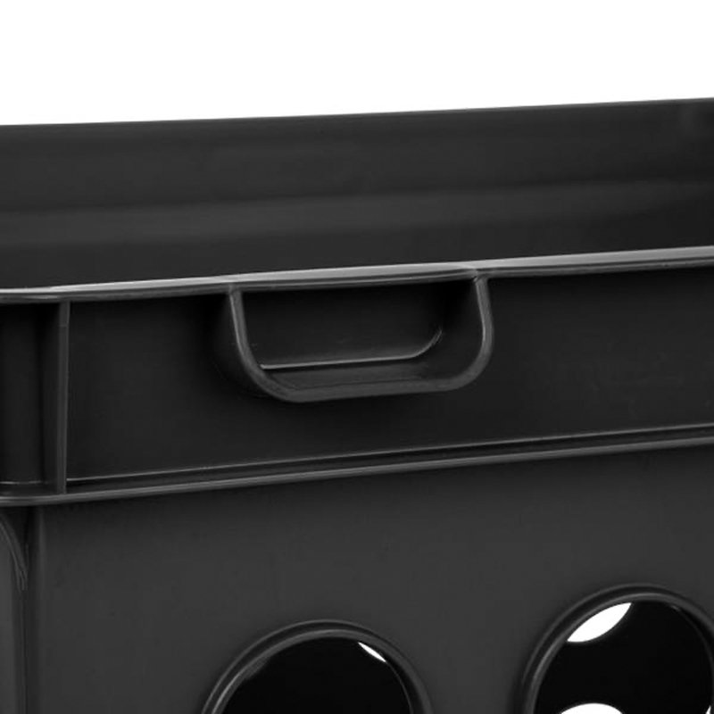 Sterilite Stackable Sturdy Storage Crate Organizer Bins with Handles, 18 Pack