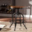 Industrial Iron Accent Stool