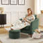 Fauteuil demi-tonneau avec repose-pieds Hintz-1679393697