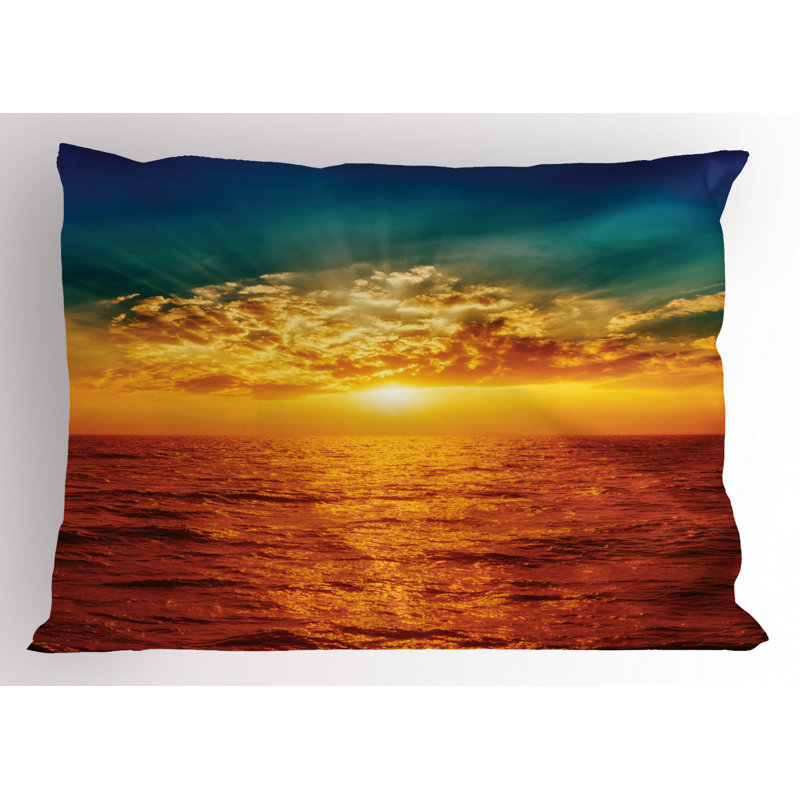 Sun Polyester Sham Set, Twin