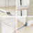 56-60 " W X 72" H Aluminum Frame Double Sliding Shower Door | 1/4 Inch Tempered Glass With Explosion Proof Film | Stainless Steel Handle | Brushed Nickel-121159101