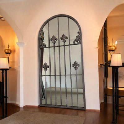 Stoneham Metal Arch Mirror