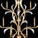 Beveled Arcs 16 - Light Chandelier
