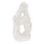 Cast Stone Table Top Sculpture, Double Hole