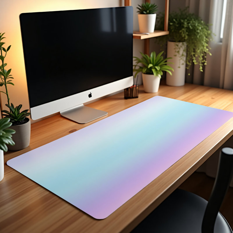 Polyester Desk Pad, 14.4x12.1
