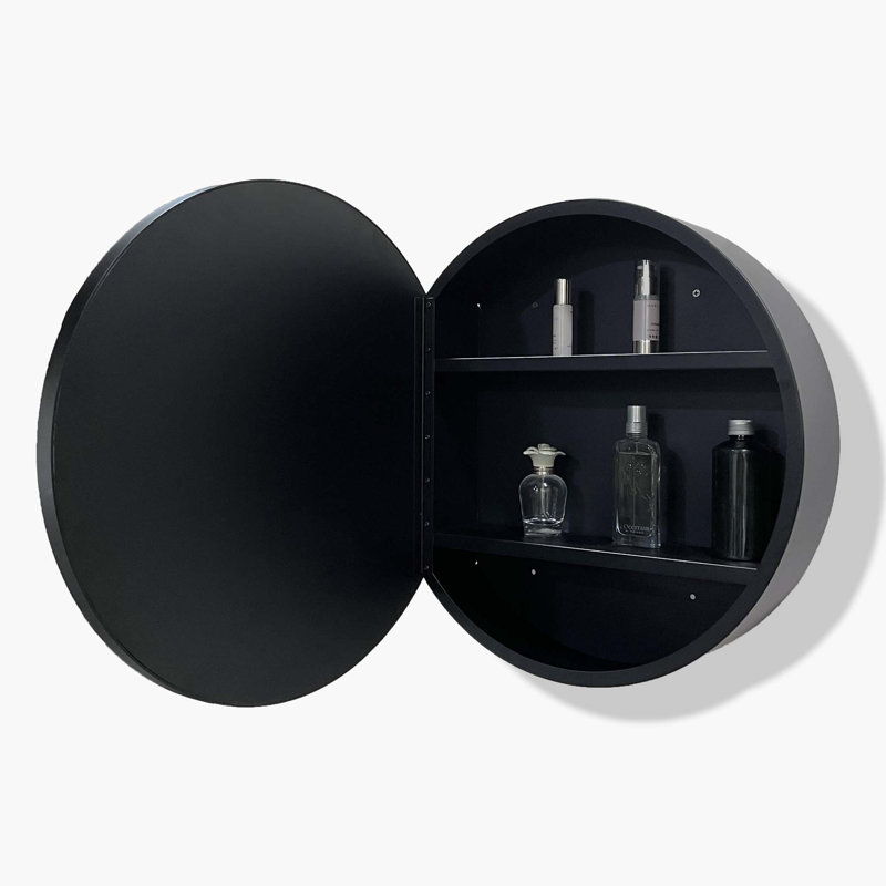 Élégante armoire de rangement pour salle de bain avec matériau en poudre de fer durable et intérieur spacieux