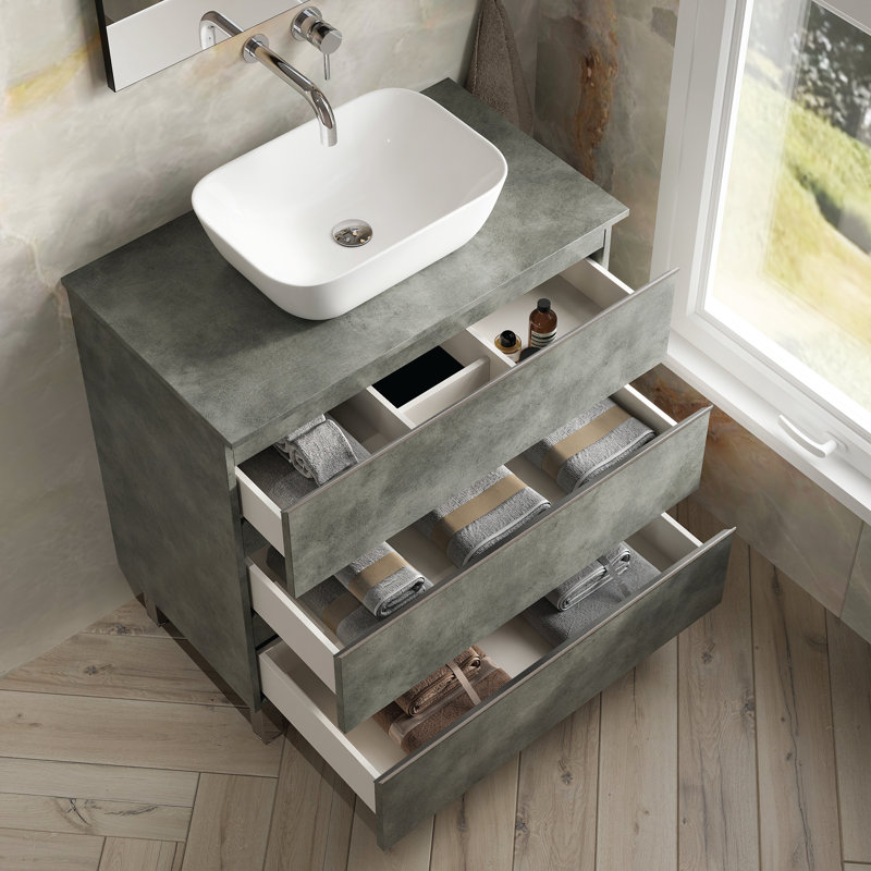Berdahl Bathroom Vanity with Basin