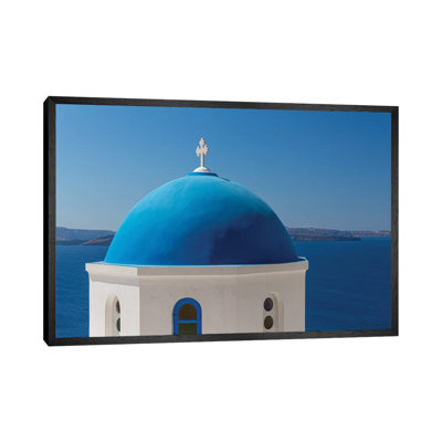 Santorini Church by Alexandre Venancio - Print on Canvas