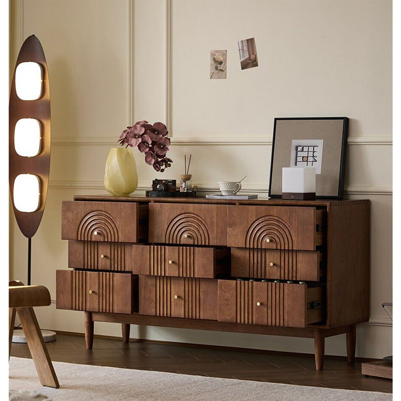 Retro wall-mounted  storage cabinet, 31.5" H x 59.05" W x 16.53" D