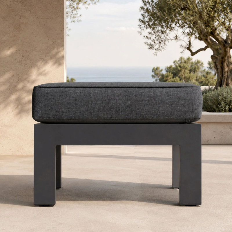 MIMO Modular Aluminium Ottoman with Cushion, 42" H x 65" W x 56" D