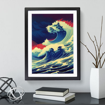 Immense Japanese Wave - Single Picture Frame Print