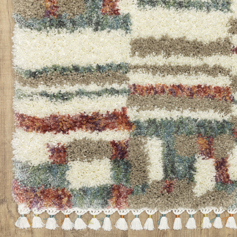 Performance Abstract Indoor Rug, Runner 2'3" x 7'6"