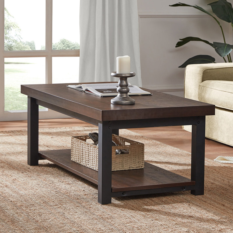Table basse avec rangement frame