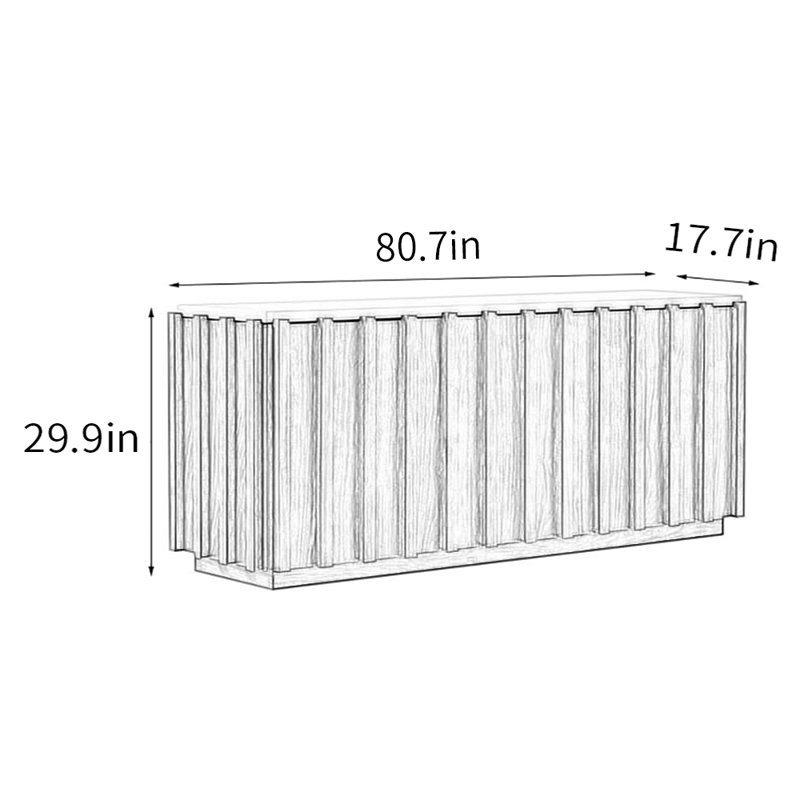 Large Capacity Sideboard