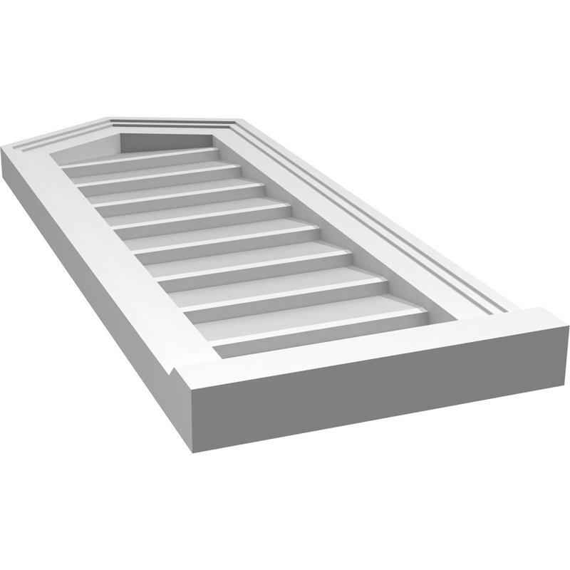 Ventilateur à pignon en uréthane non-fonctionnel Signature, 6/12, H 30 po x l 12 po x P 2 po