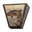 1 - Light Flush Mounted Sconce