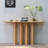 Modern simple oval console table-555679071