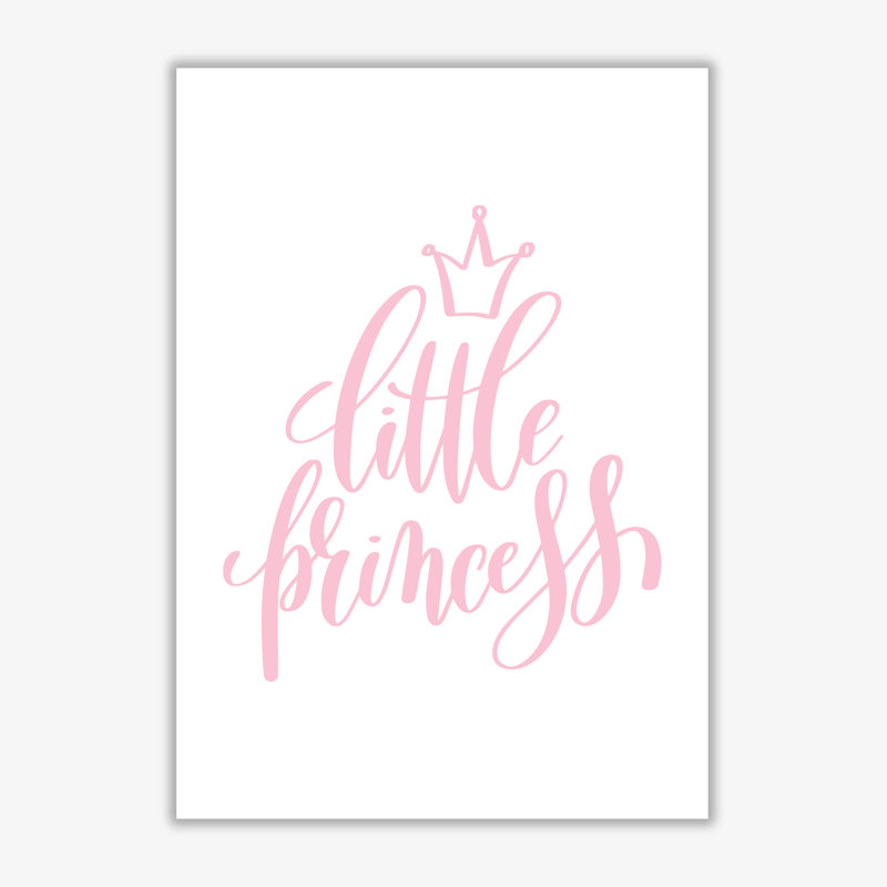 Little Princess - Print, 60 cm H x 42 cm W x 1 cm D, No Frame