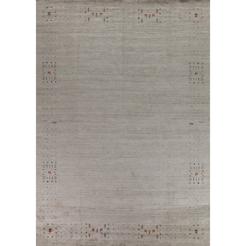 Tribal Wool Gabbeh Indian Area Rug 9x12