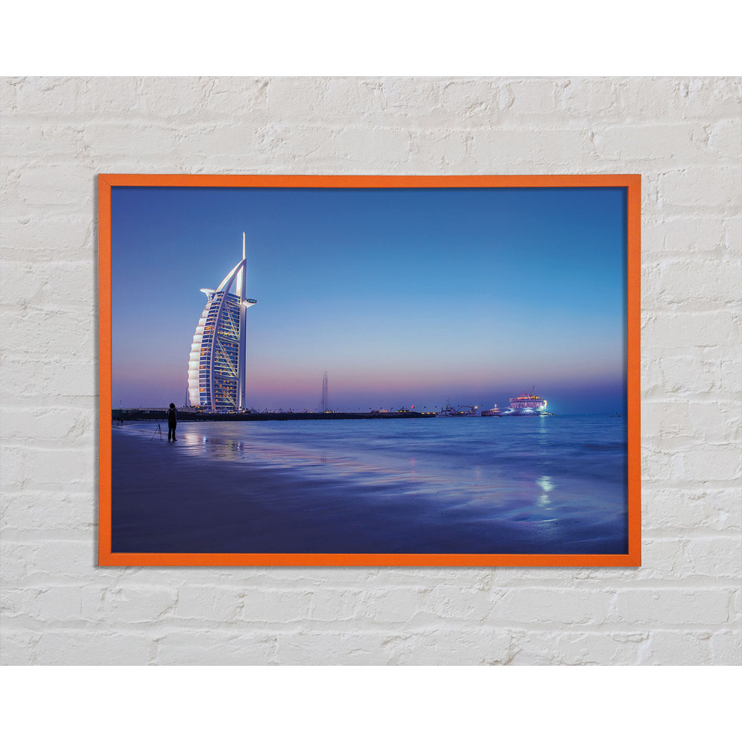 Burj Al Arab 7 Star Hotel - Einzelner Bilderrahmen Kunstdrucke