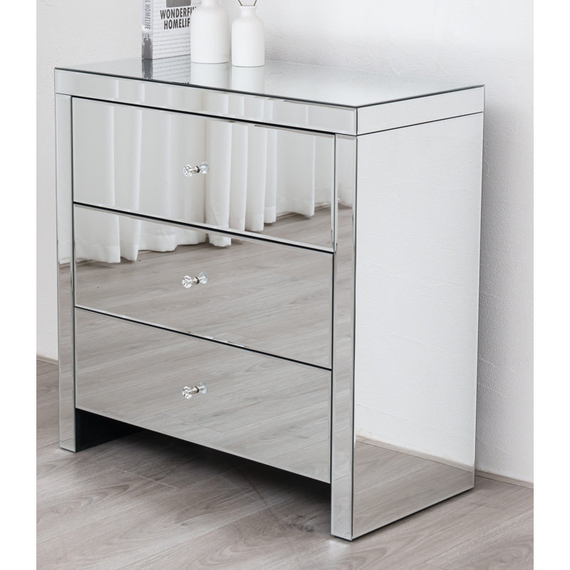 Dajanee 80cm W 3 - Drawer Chest of Drawers