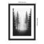 «Contrast Trees No. 1» par Wilkesville, impression sur bois encadrée-1039972713
