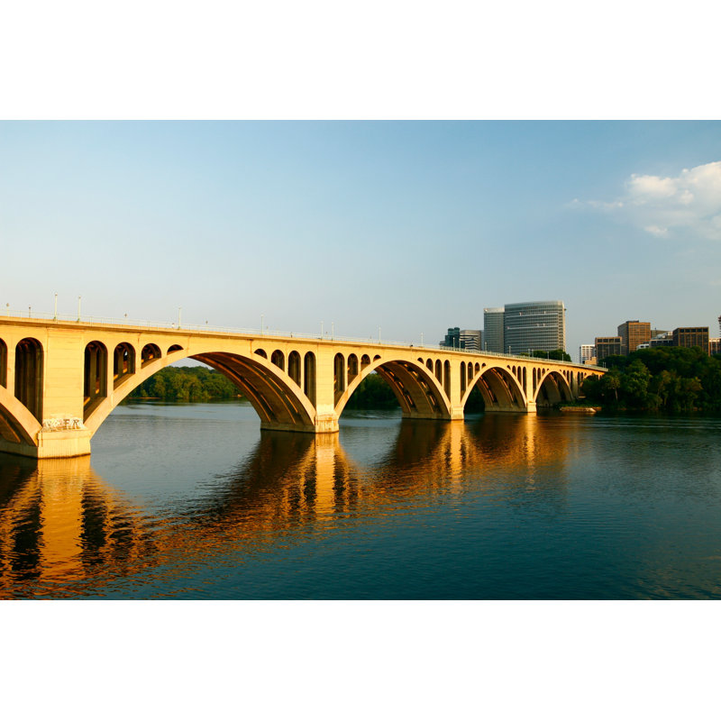Key Bridge - Wrapped Canvas Print, 81cm H x 122cm W x 3.8cm D