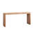 69" Console Table With Hand-Woven Straw
