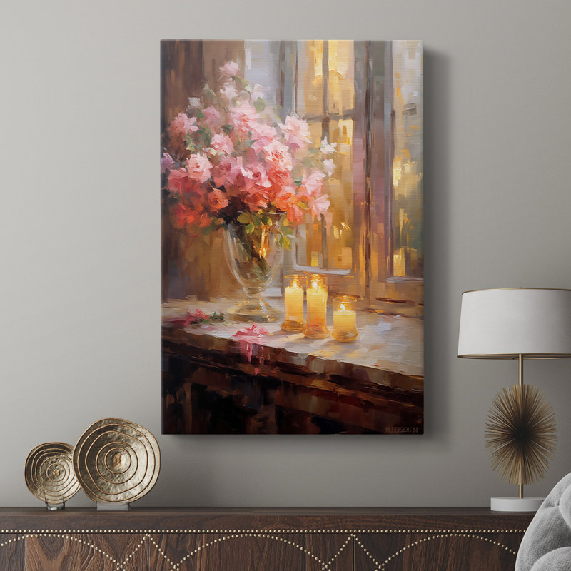 FLORAL Series DCCLXIX - Cavas de galerie sur mesure, H 18 po x l 12 po