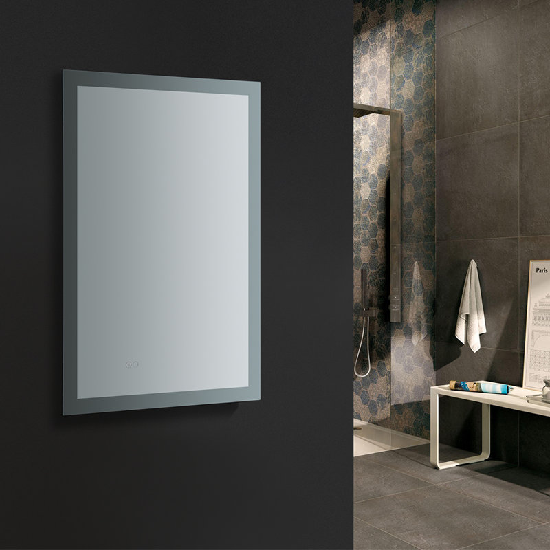 Angelo 36" x 24" Frameless LED Bathroom Vanity Mirror