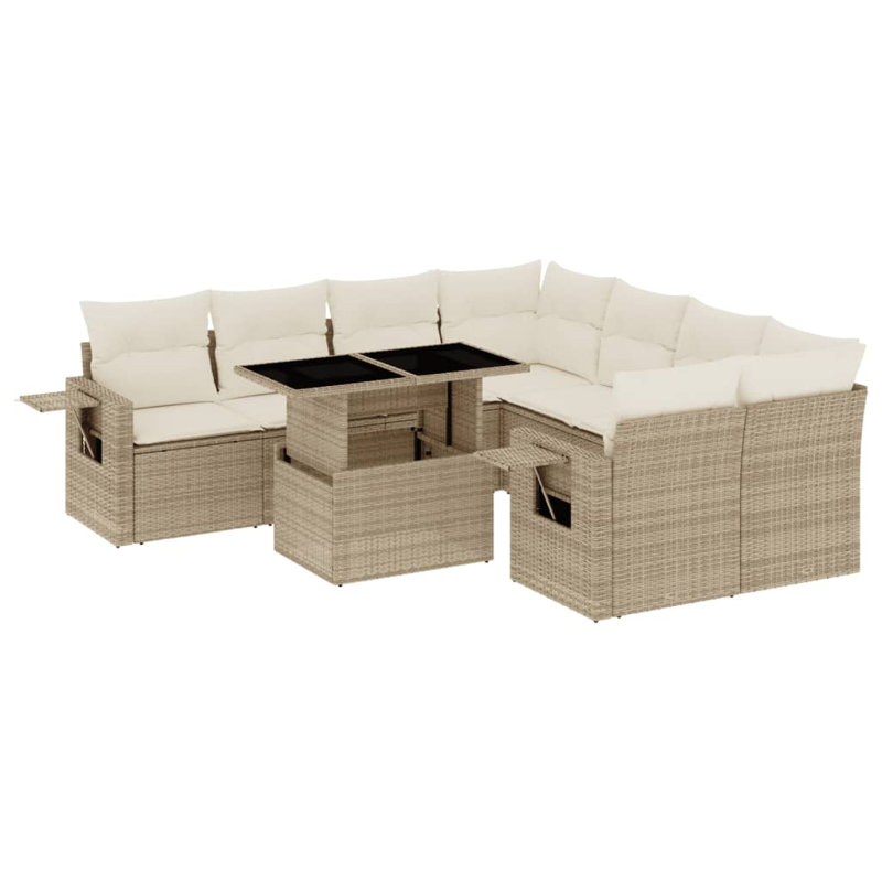 Ensemble de canapé de jardin Vidaxl