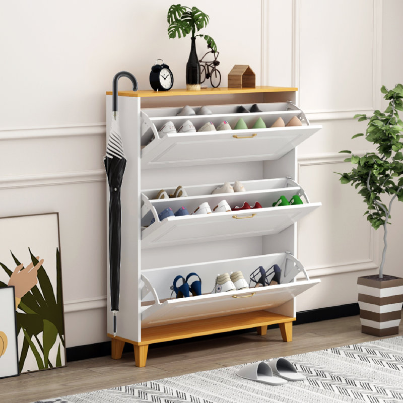 18 Pair Shoe Storage Cabinet