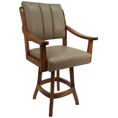Alysha Swivel Counter Bar Extra Tall Stool by Winston Porter