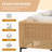 Outdoor Patio Sectional Set With Cushions And Coffee Table – All-Weather PE Wicker, Modular Design, Boho Style-1353203106
