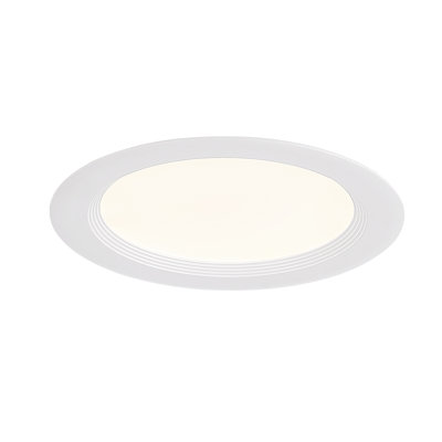 Garniture ronde mince 1 lumière 12W Midway 6 "- 5CCT