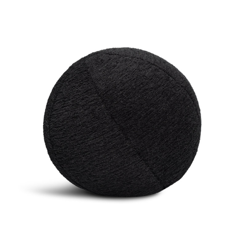 Multicolor Orb Woven Accent Pillow Cover & Insert, Black