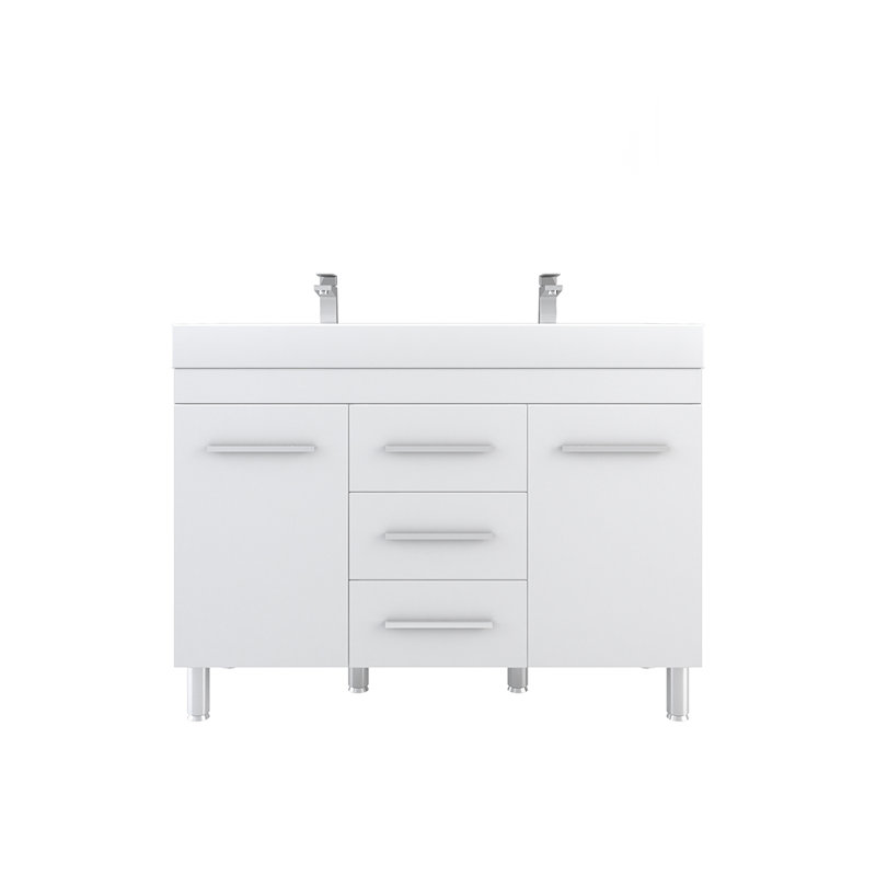 Almando Modern 48" Double Bathroom Vanity Set