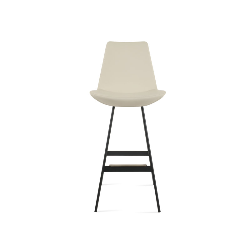 Tabouret Eiffel Balat, Noir, Crème
