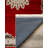 Nouvelle Collection Digital Print Cotton-Polyester Red Moroccan Rug-1428680897